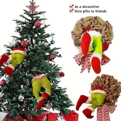 Christmas Thief Wreath Front Door Decoration Family Gathering Decoration
