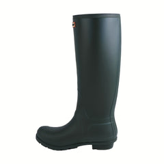 Waterproof PVC Round Toe Flat Rain Boots Lightweight Comfortable Foldable
