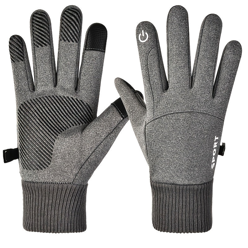 Winter Men Biker Gloves Touch Screen Waterproof Non slip