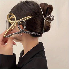 3pcs Women's Metal Hair Clip Shark Claw Hair Accessories
