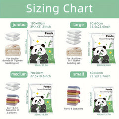 6pcs Vacuum Storage Bag Bedroom Space Saving Quilt Blanket Clothes Sealing Bag