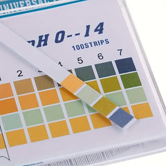 100pcs PH Test Strips for Water Food Pools & Body PH Levels