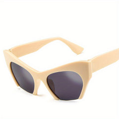 Y2K Cat Eye Sunglasses UV400 Sun Shades for Summer Beach Party