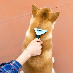 2-in-1 Pet Grooming Comb & Deshedding Tool - for Cats Dogs Puppies