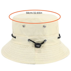 Small Brim Bucket Hat Construction Site Dustproof Breathable Hat Male Travel Top