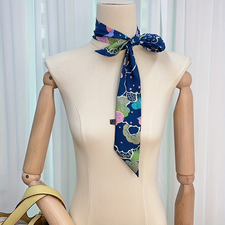 Cloud Sea Star Pattern Ribbon Scarf Headband Neck Wrist Scarf