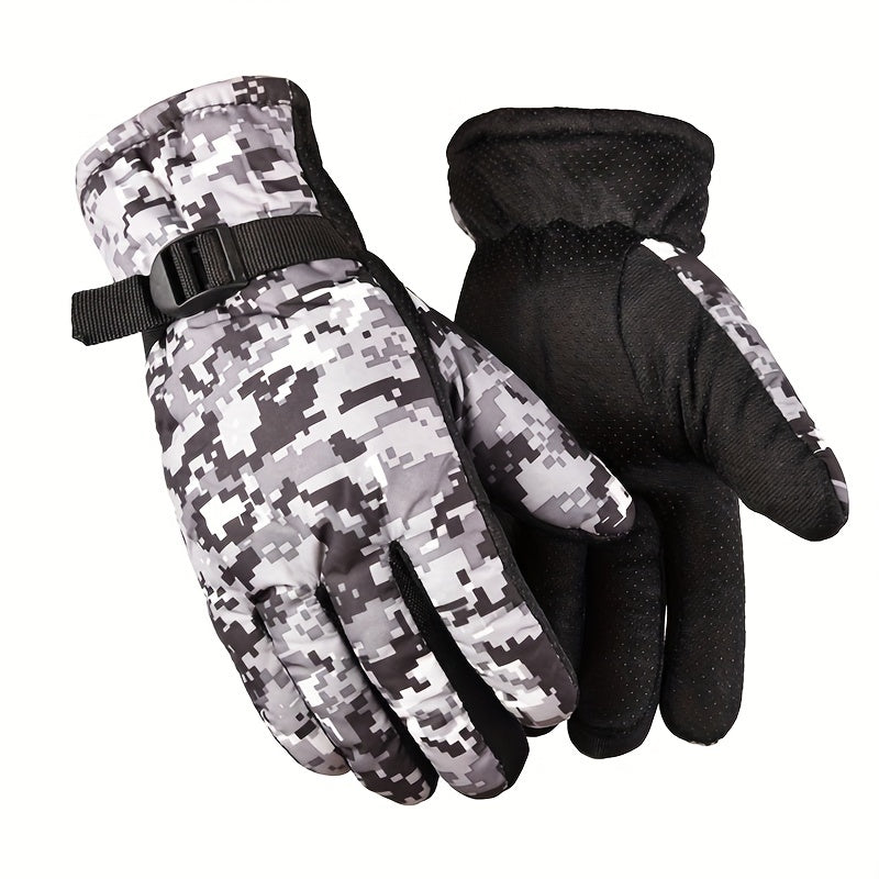 Non-slip Plus Velvet Warm Gloves for Cycling Skiing