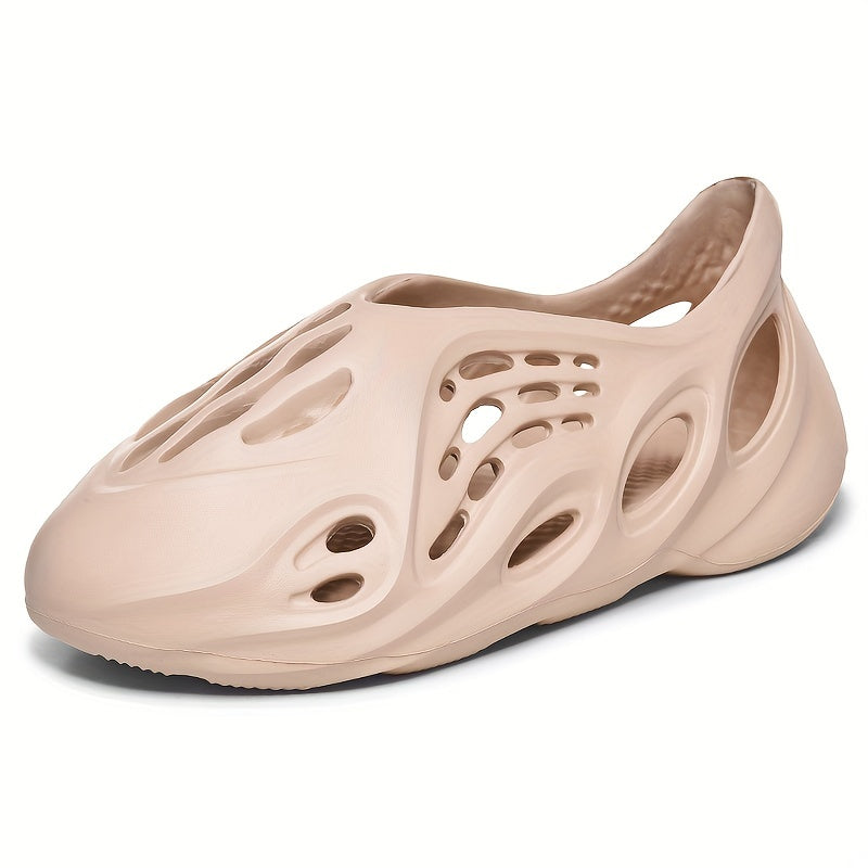 Hollow Out Closed Toe Foam Clogs Slippers Non Slip Beach Sandals