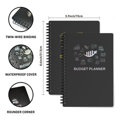 Budget Planner A5 Undated Notebook 100gsm Paper