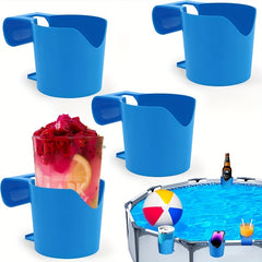 2pcs Pool Drinks Holder Cup Hanger Rack Swim Pool Party Accessories