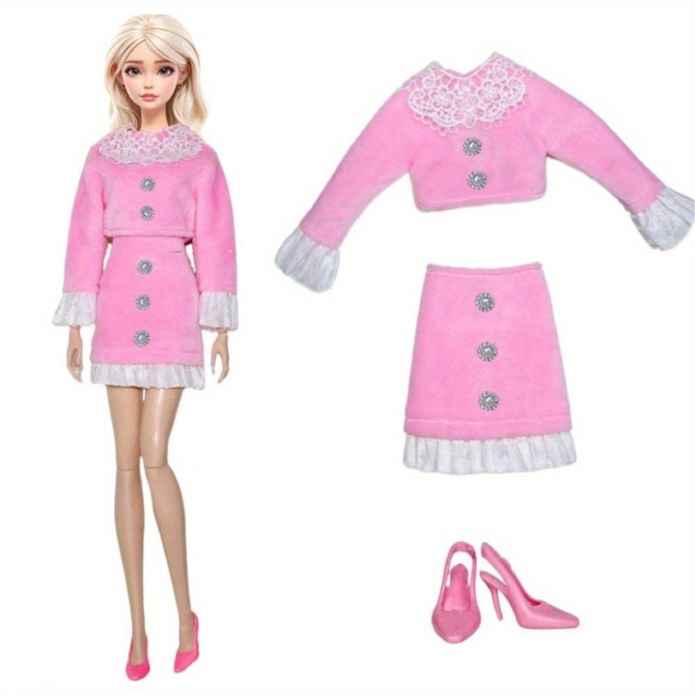 Princess Dress Set for 29" Doll Clothes Accessories DIY Dollhouse Toys