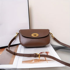 Women's Large Capacity Leather Handbag Vintage Style Shoulder Bag