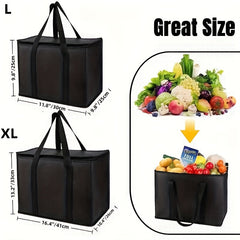 XL Insulated Tote Bag Keeps Food Hot/Cold for Hours