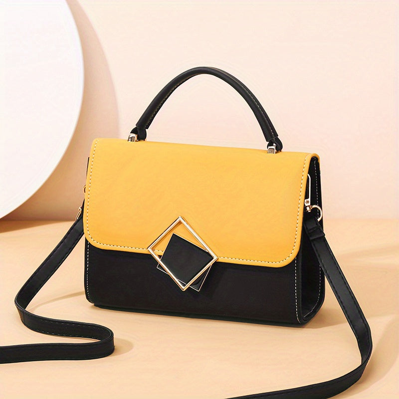 Casual PU Leather Crossbody Bag Women's Shoulder Bag