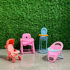 Dollhouse Playset Mini Furniture Set Accessories