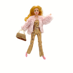 Noble Doll Set with Clothes, Bag, Shoes - Christmas Toy