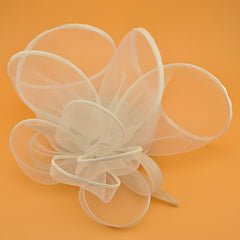 Vintage Mesh Flower Fascinator Clip Headpiece