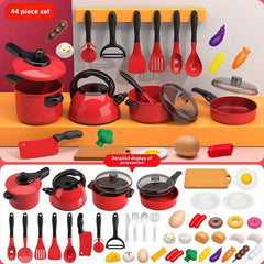 44pcs 61pcs Kitchen Toy Set Pretend Play Cooking Rice Fried Vegetables