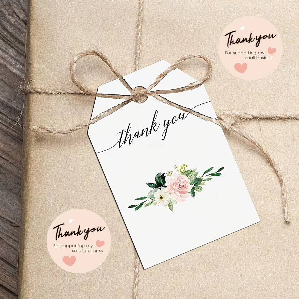 400pcs Thank You For Supporting My Small Business Sticker Labels