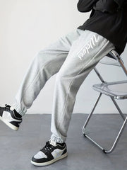 Men's Casual Letter Print Joggers Sweatpants
