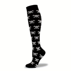 Halloween Skull Over The Calf Socks Decoration Props