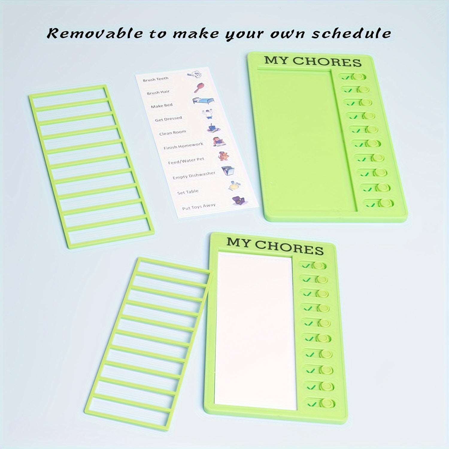 2 Packs Daily Planner Board - Reusable Hom