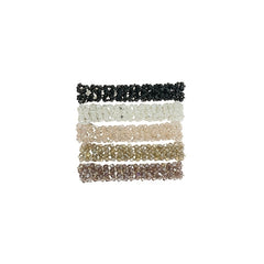 5PCS Glitter Rhinestone Hair Barrettes Fancy Crystal Bling Clips for Women