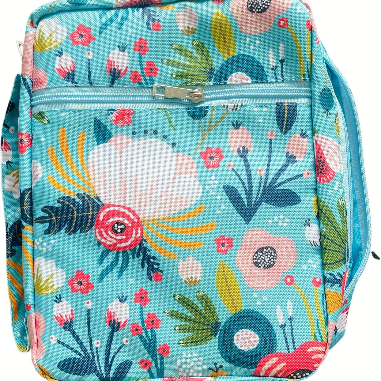 1pc Bible Bag Portable File Large Storage Printed Cosmetic Convenient Bag