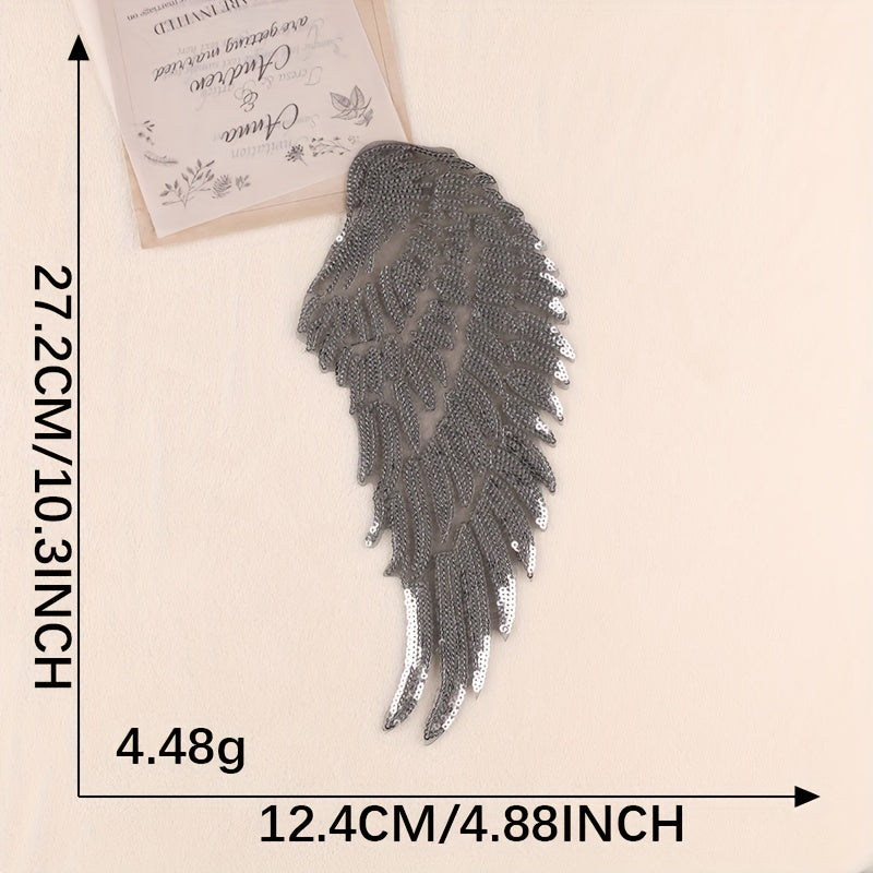 4pcs Wings Embroidery DIY Patch Decorative Accessories for Clothes Backpack Hat