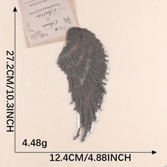 4pcs Wings Embroidery DIY Patch Decorative Accessories for Clothes Backpack Hat