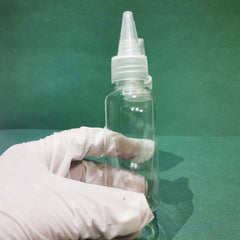 2pcs Squeeze Bottles 30ml & 50ml Twist Cap for Oils Crafts Art Glue Ink
