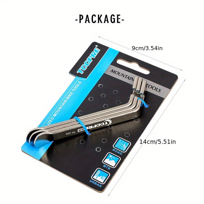 3pcs Toopre Stainless Steel Bike Tyre Lever Mountain Crowbar Removal Tool