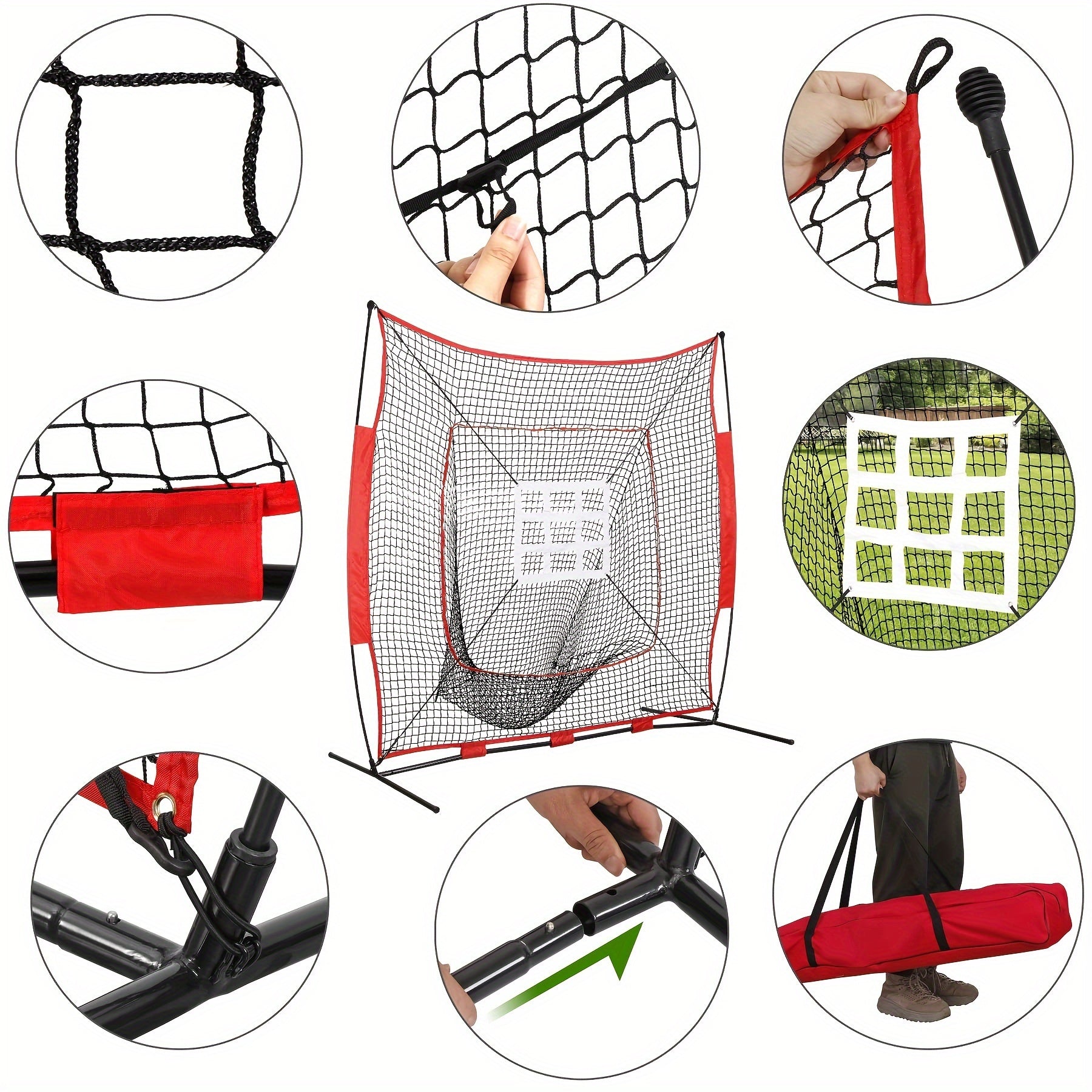 Baseball Softball Hitting Practice Net Training Aid