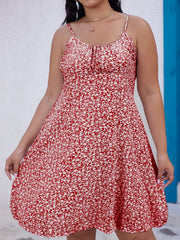  Ditsy Print Cami Dress