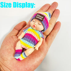 Charming 4 Inch Reborn Doll in Y2K Style Outfit