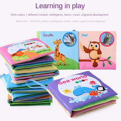 Educational Baby Cloth Books English Animal Fruit Cognitive