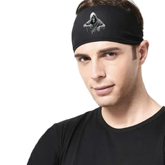 Grim Reaper Sports Headband Men Mesh Sweat Band Running Yoga Fitness Ideal Gift