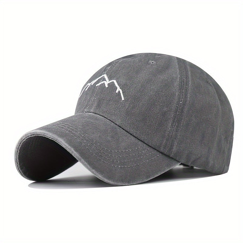 Vintage Embroidered Outdoor Baseball Cap for Sun Protection