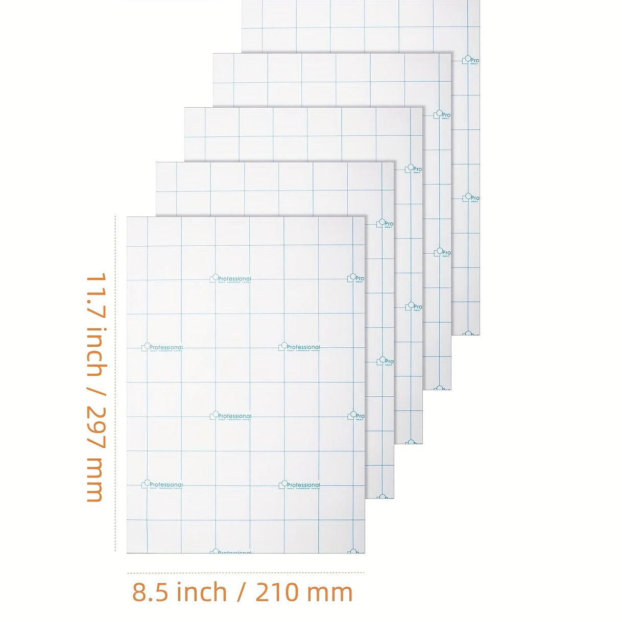 20 Sheets Iron-On Heat Transfer Paper for Light T-Shirts