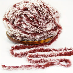 Soft Polyester Feather Fur Yarn for DIY Knitting Crocheting