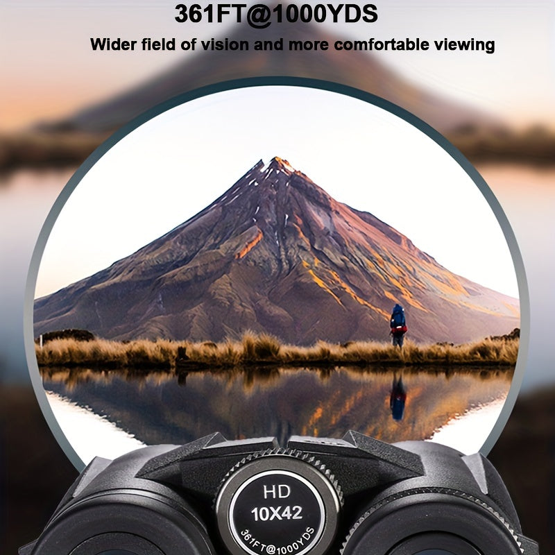 10x42 Bird Watching Binoculars Professional Telescope Camping Gear
