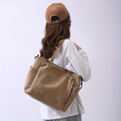 Vintage Crossbody Bag Retro Canvas Shoulder Tote Bag