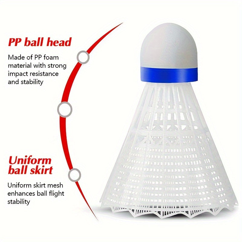 1pc Plastic Badminton Shuttlecocks Random