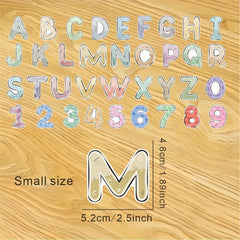 36pcs Cartoon Letter Stickers for Cups Notebooks Mobile Phones Furniture