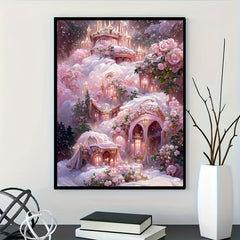 5D Castle Diamond Painting Set for Beginners - 11.8x7.88 Inches