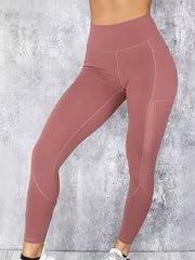  High Waisted Sports Leggings with Pockets