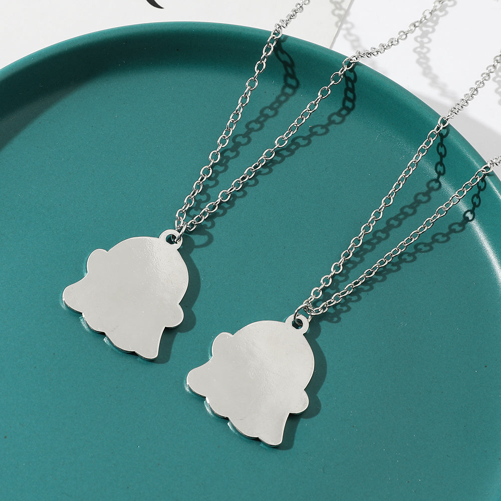 Men's Ghost Alloy Pendant Necklace