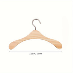 5pcs Doll Clothes Hangers Set Colorful Dollhouse Wardrobe Accessories
