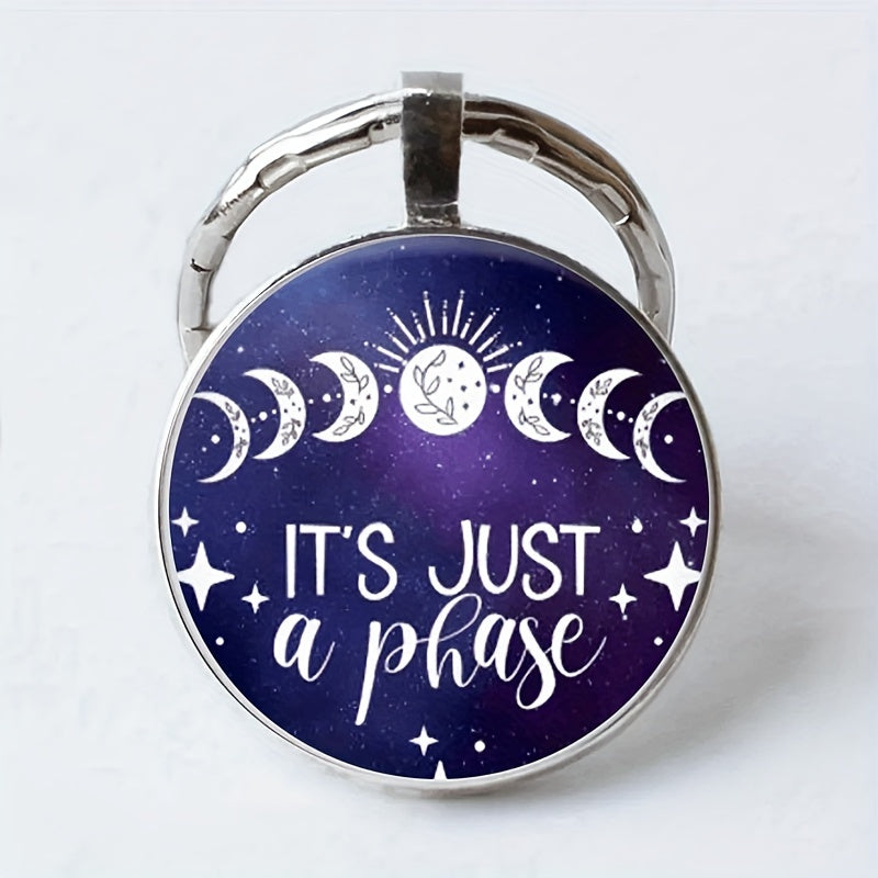 Vintage Starry Sky Keychain for Boys Stylish and Durable Accessory