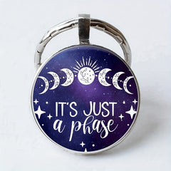 Vintage Starry Sky Keychain for Boys Stylish and Durable Accessory
